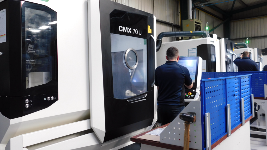CMX 70U machine. 3-Axis CNC Machining